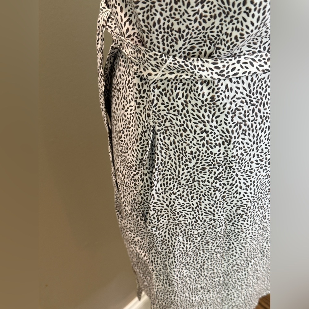 NWT Women’s ABERCROMBIE & FITCH animal print long sleeve shirt dress- Size Small - Picture 5 of 7